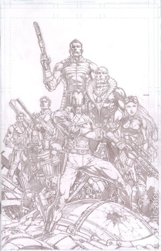 GI Joe #1 DAVID FINCH SKETCH Variant 1:500 NM Skybound Image 2024