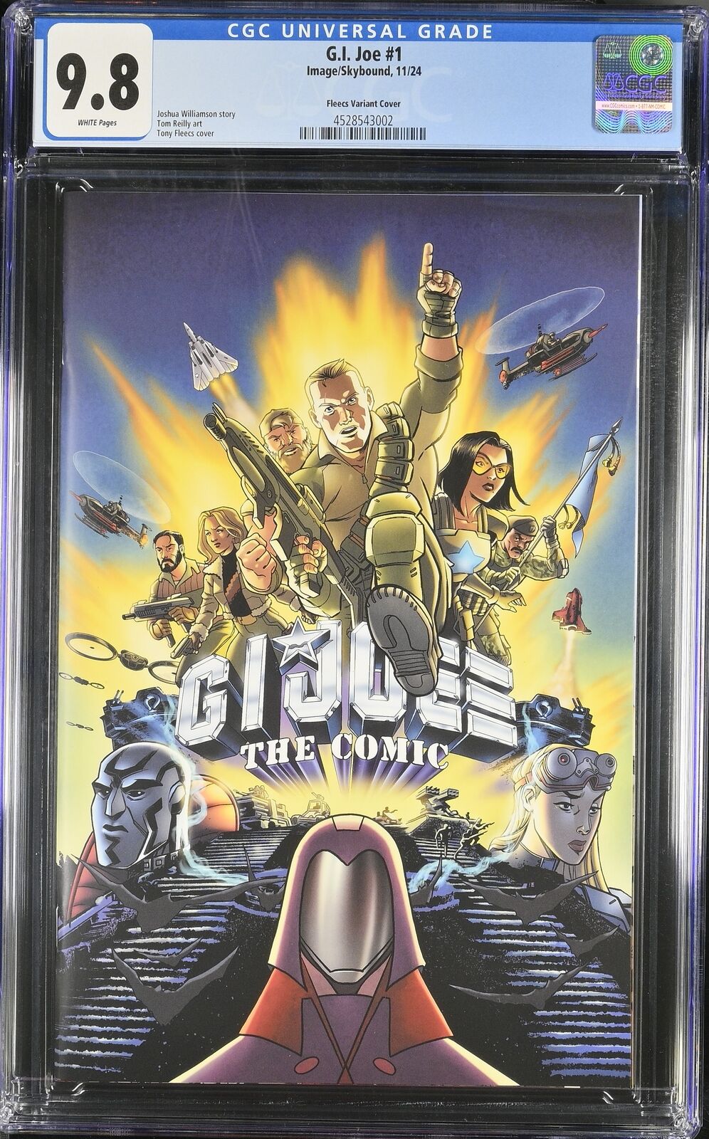 GI Joe #1 CGC 9.8 Tony Fleecs Variant RARE Skybound Insiders Movie Screening