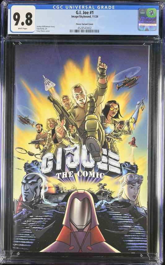 GI Joe #1 CGC 9.8 Tony Fleecs Variant RARE Skybound Insiders Movie Screening