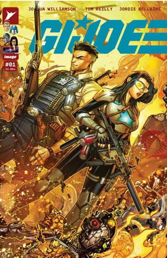 GI Joe #1 JONBOY MEYERS FOIL Variant 1:100 NM Skybound Image 2024