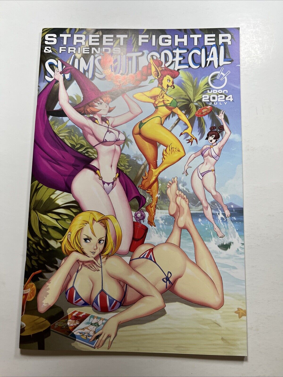 SDCC 2024 Street Fighter & Friends Swimsuit Special #1 Covers 1 & 2 UDON VF/NM