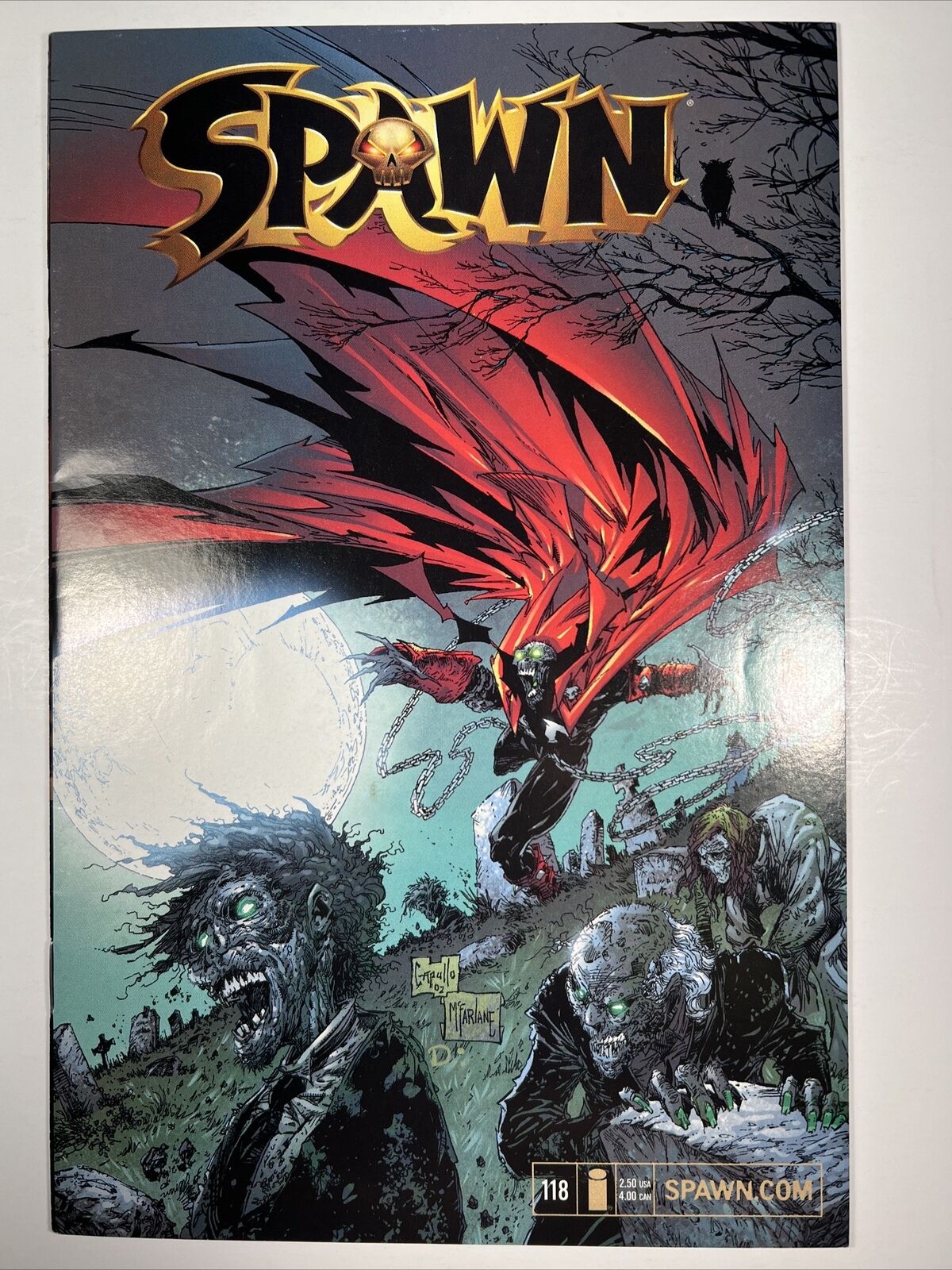SPAWN ポスター Spawn Issue #1 1992 Todd McFarlane W/ Poster Pin Up | eBay