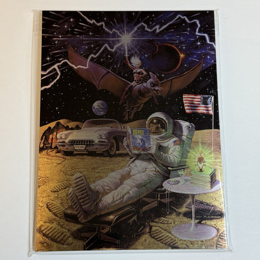 Heavy Metal #1 LGY #321 2025 METAL Cover HILDEBRANDT KICKSTARTER LE 200 Copies