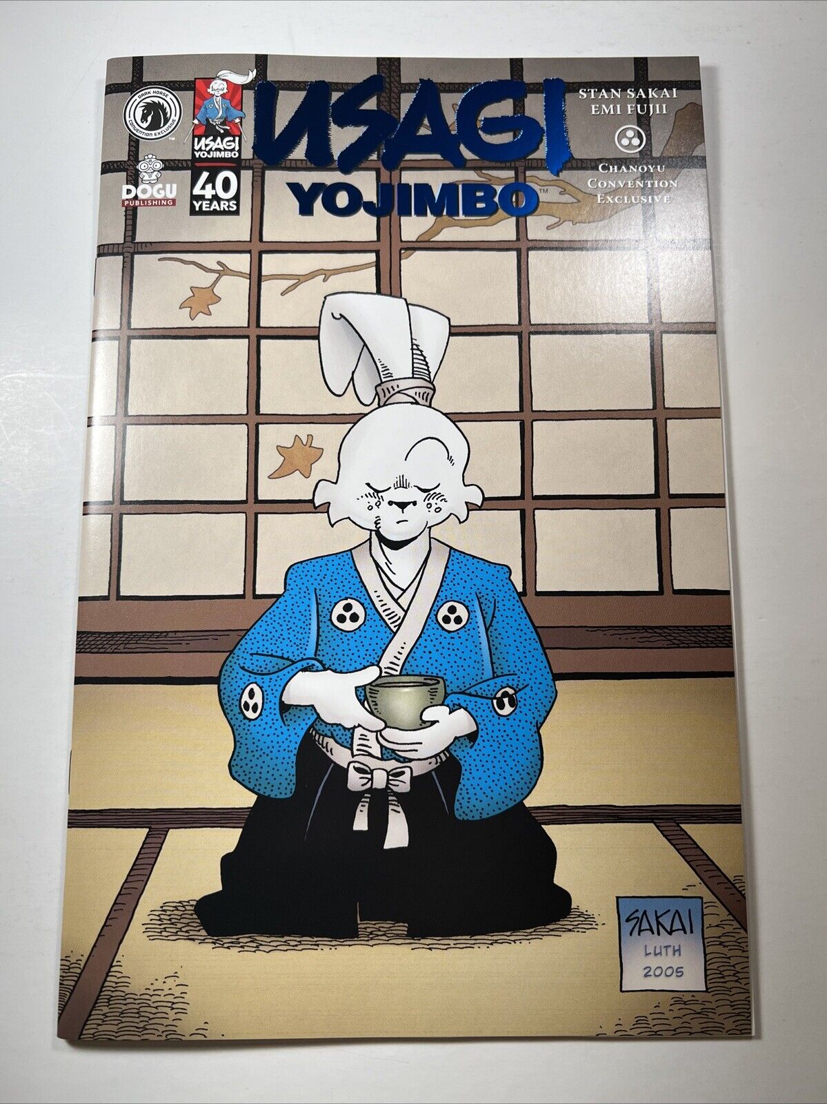 2024 SDCC Exclusive Usagi Yojimbo Chanoyu Stan Sakai 40th Anniversary Dark Horse