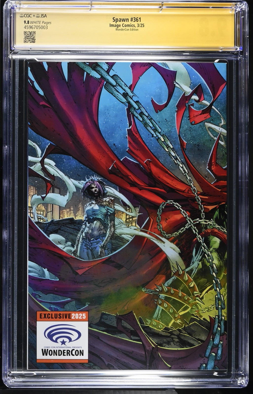 Spawn #361 Wondercon Variant CGC JSA 9.8 Signed Todd McFarlane Image Comics 2025