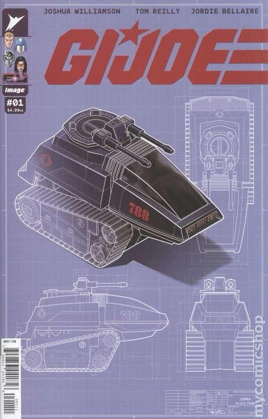 GI Joe #1 HISS TANK Variant 1:50 NM Skybound Image 2024
