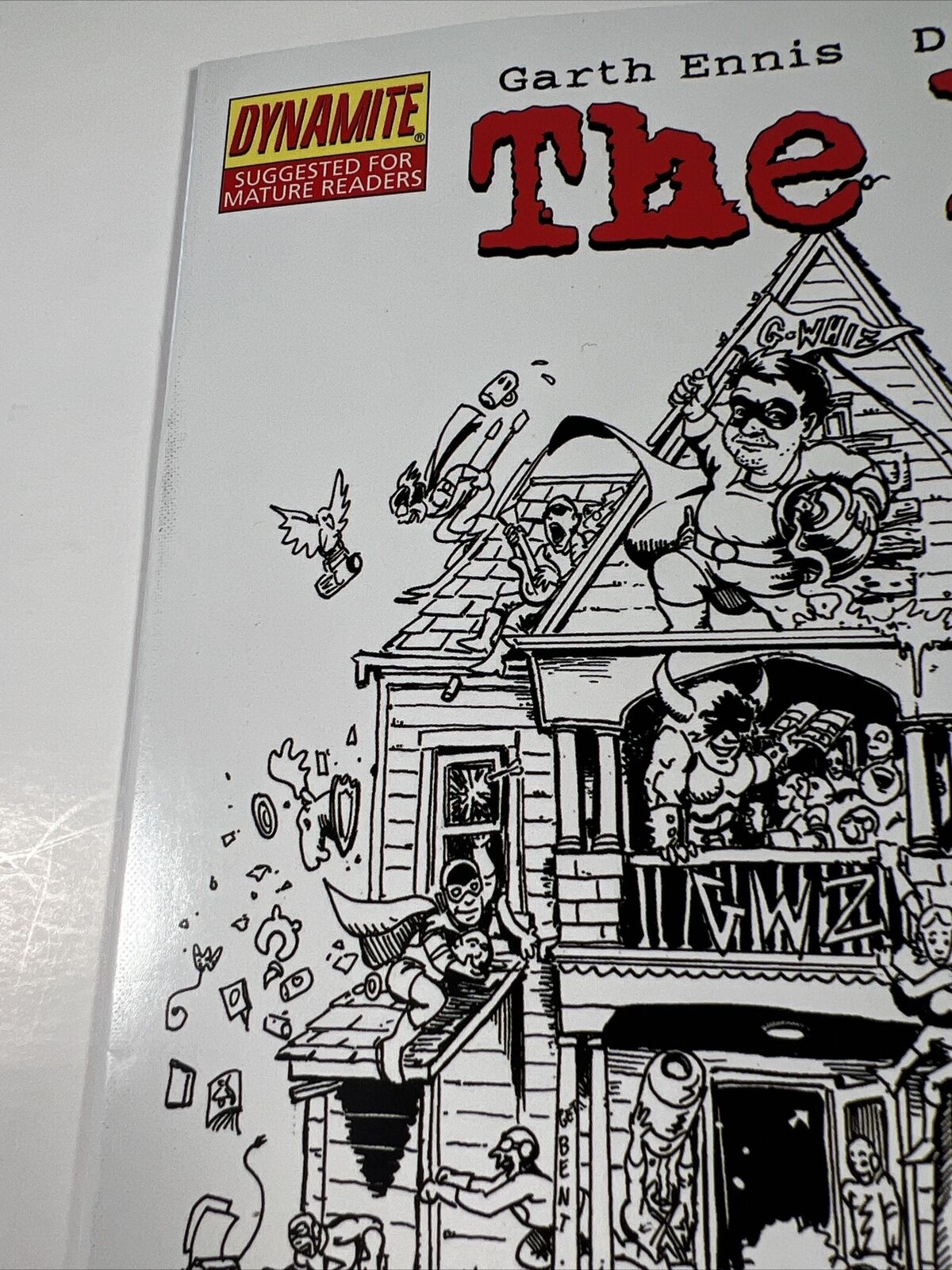 The Boys #24 Sketch Variant Animal House Dynamite Entertainment 1st G-WIZ Amazon