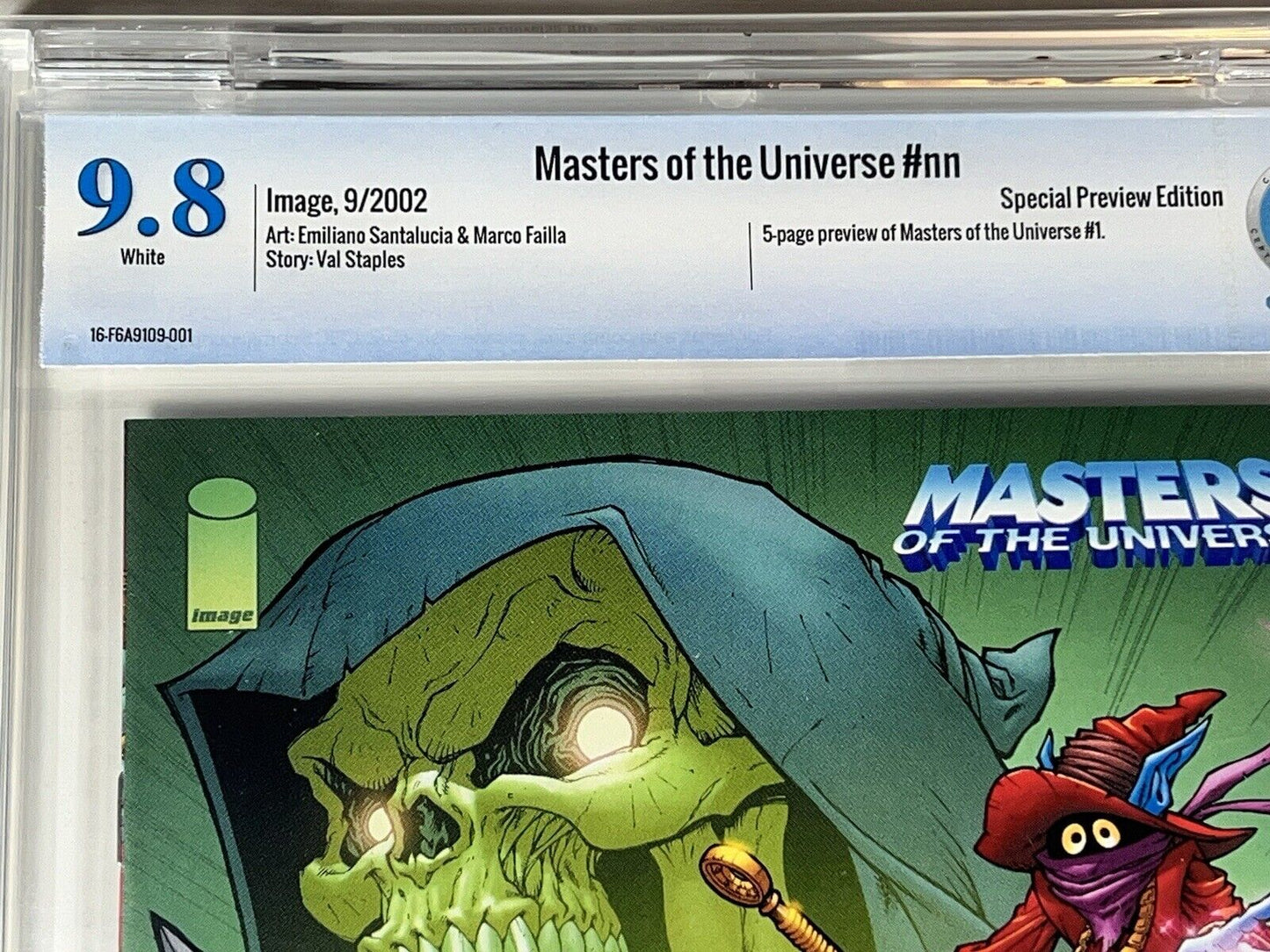 Masters of the Universe Special Preview #nn CBCS 9.8 Image 2002 Rare Skeletor