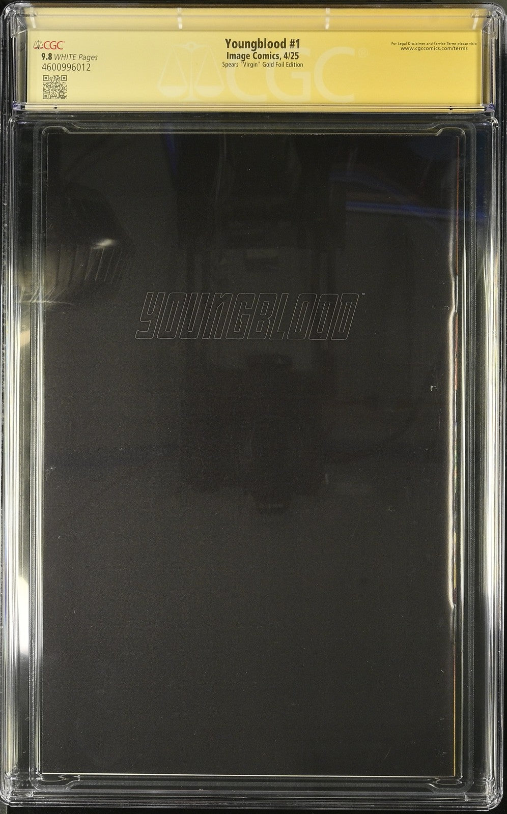 YOUNGBLOOD #1 GOLD FOIL CGC SS 9.8 Mark Spears Image Comics 2025 LE 40! Sign/Rem