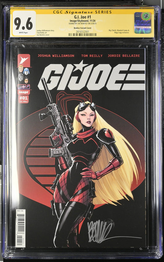 GI JOE 1 Trade Dress CGC SS 9.6 Joe Benitez Variant 2024 Image Skybound