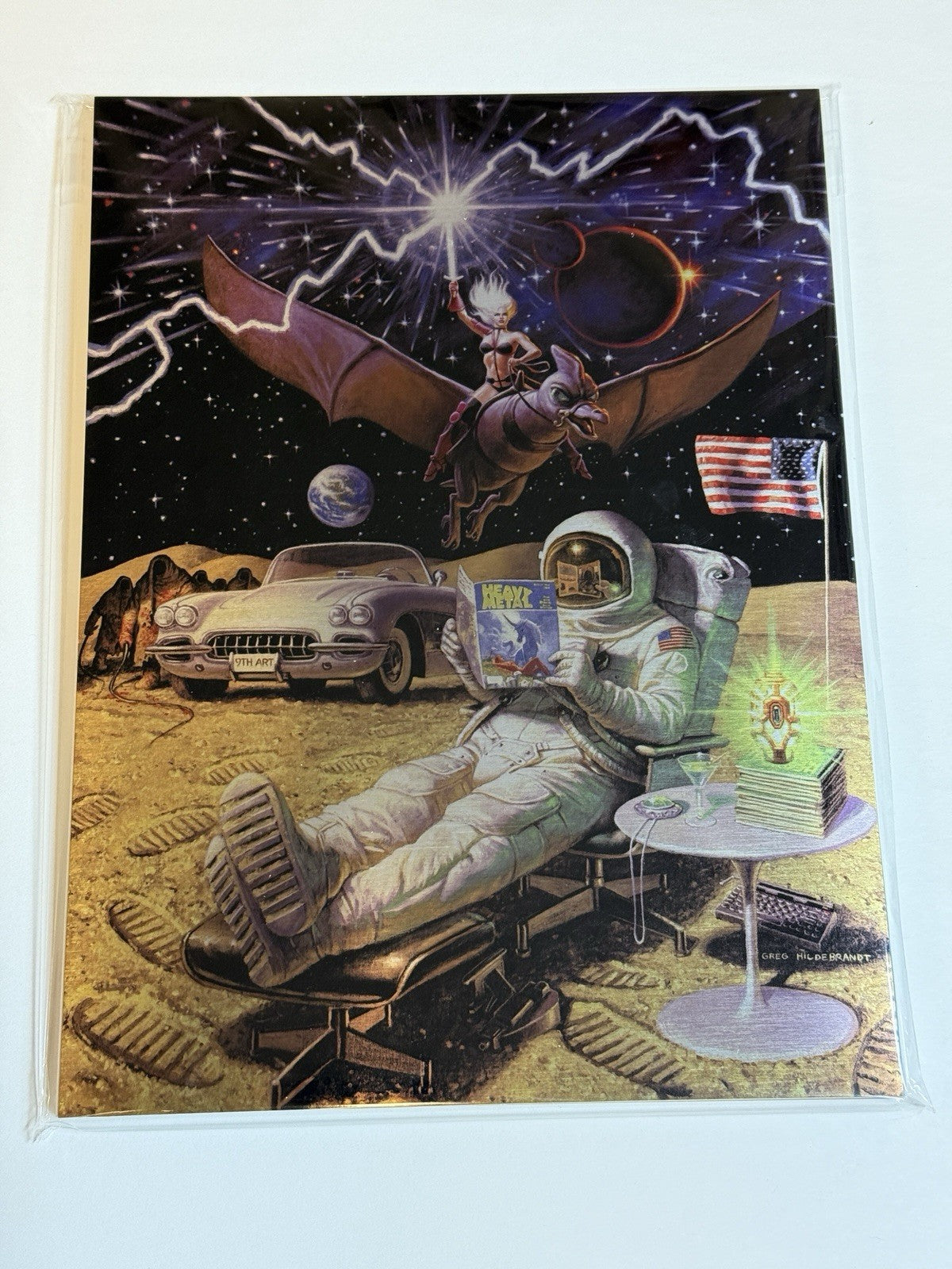 Heavy Metal #1 LGY #321 2025 METAL Cover HILDEBRANDT KICKSTARTER LE 200 Copies