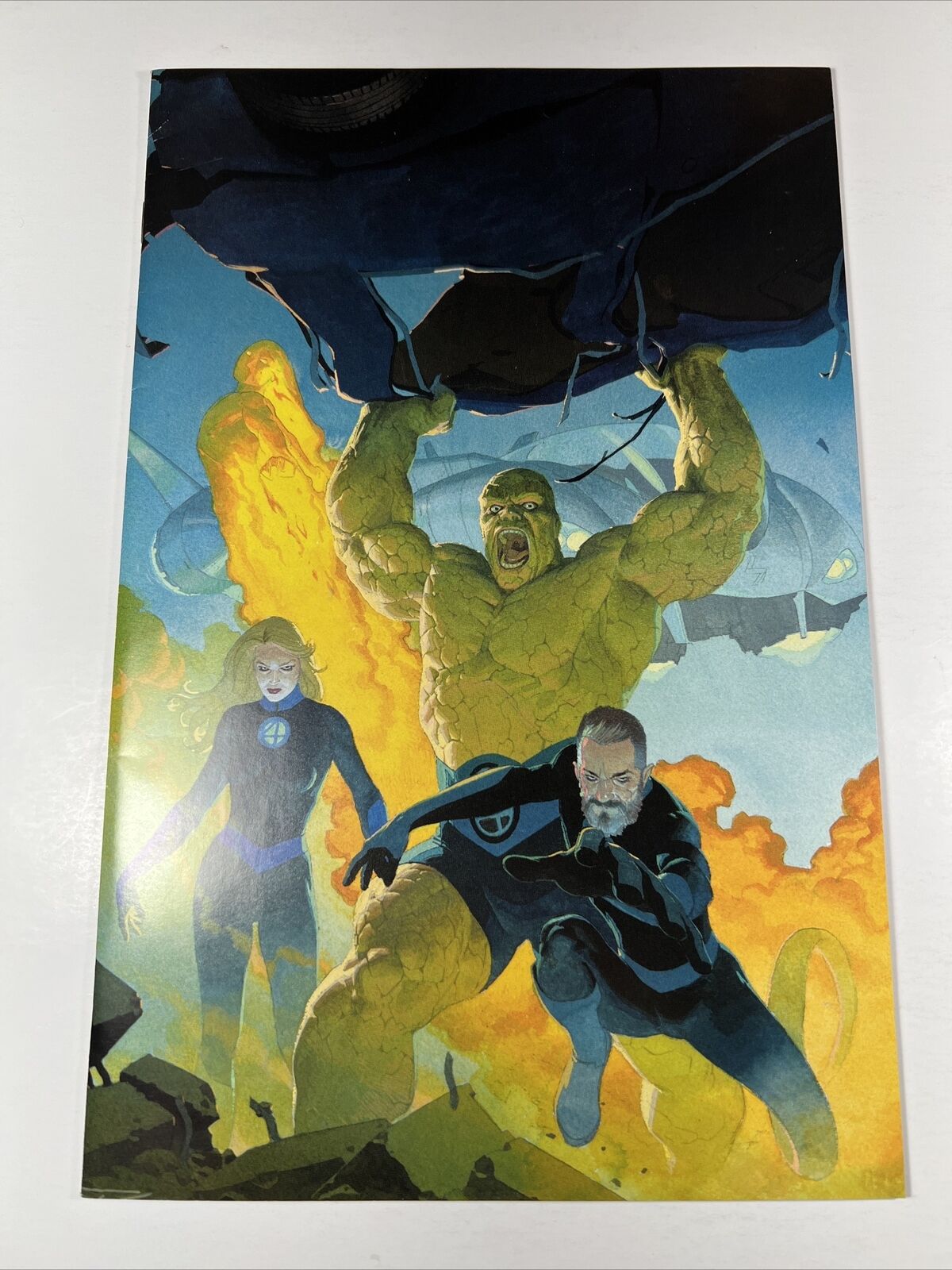 Fantastic Four #1 Ribic 1:100 Variant Marvel Comics 2018 Thing Sue Reed Richards