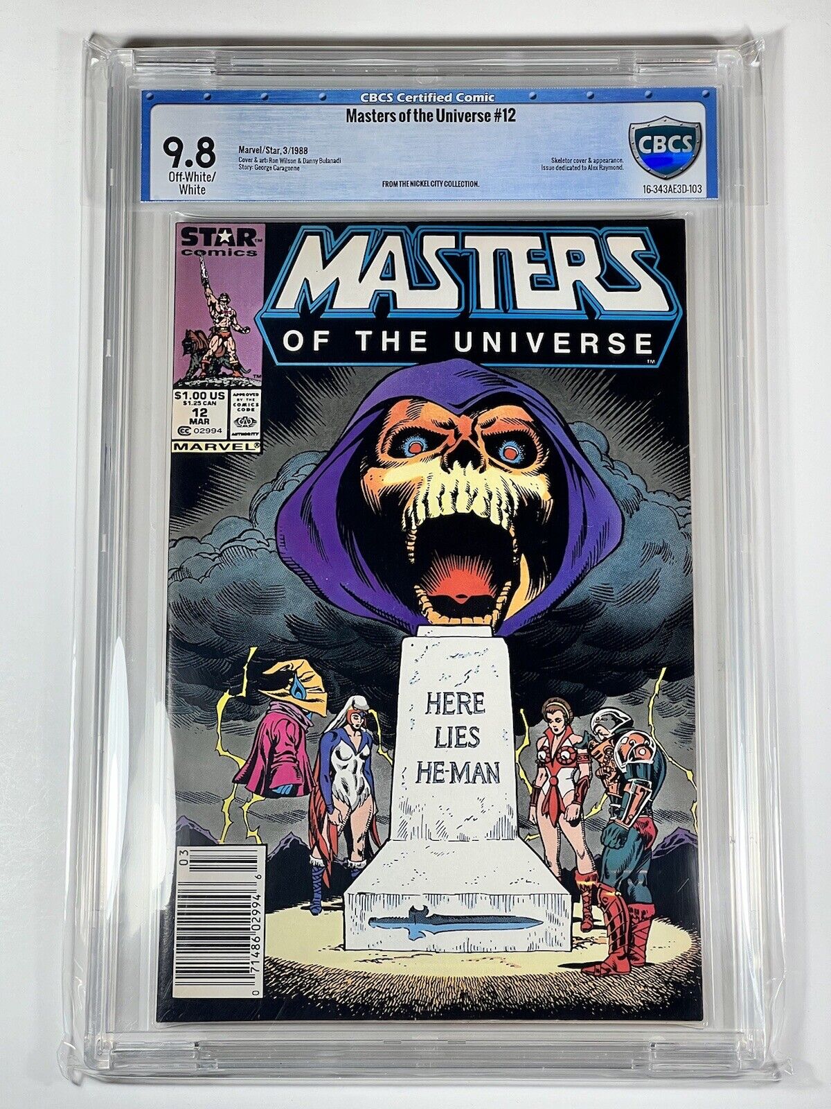 Masters of the Universe 12 & 13 CBCS 9.8 NEWSSTAND SET Pedigree Marvel Star 1988
