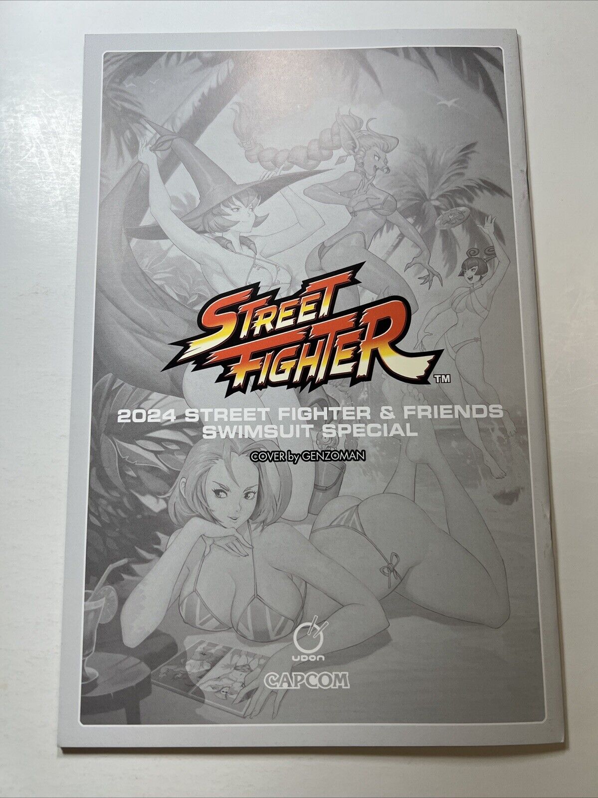 SDCC 2024 Street Fighter & Friends Swimsuit Special #1 Covers 1 & 2 UDON VF/NM