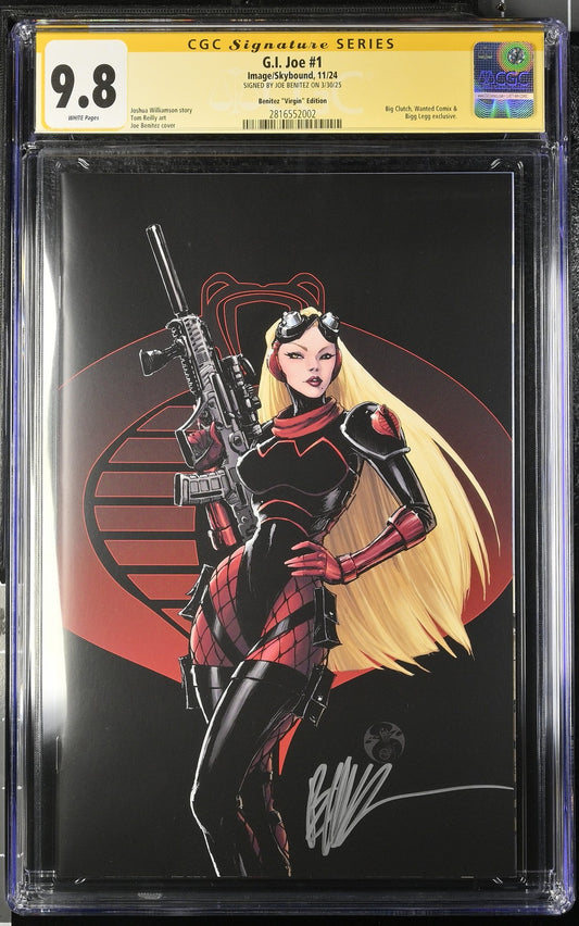 GI JOE 1 Virgin CGC SS 9.8 Joe Benitez Variant 2024 Image Skybound