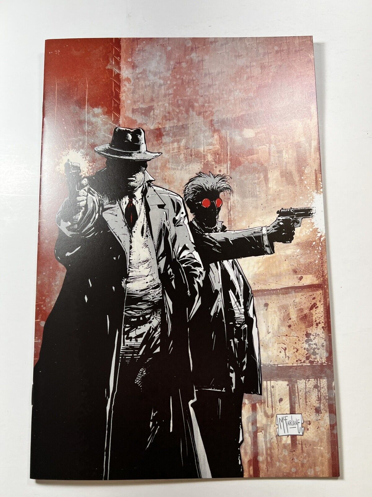 SDCC 2024 EXCLUSIVE Virgin Variant Sam and Twitch Case Files #1 Image Mcfarlane