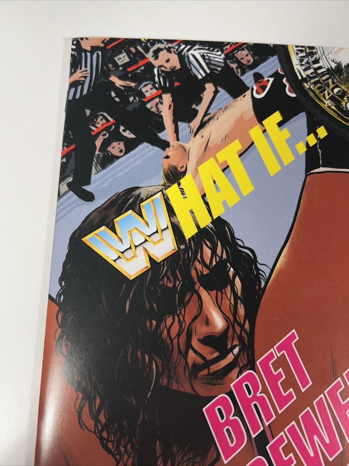 WWE What If Bret Screwed Shawn 1 RARE 1:15 Variant 2017 Survivor Series Jim Rugg