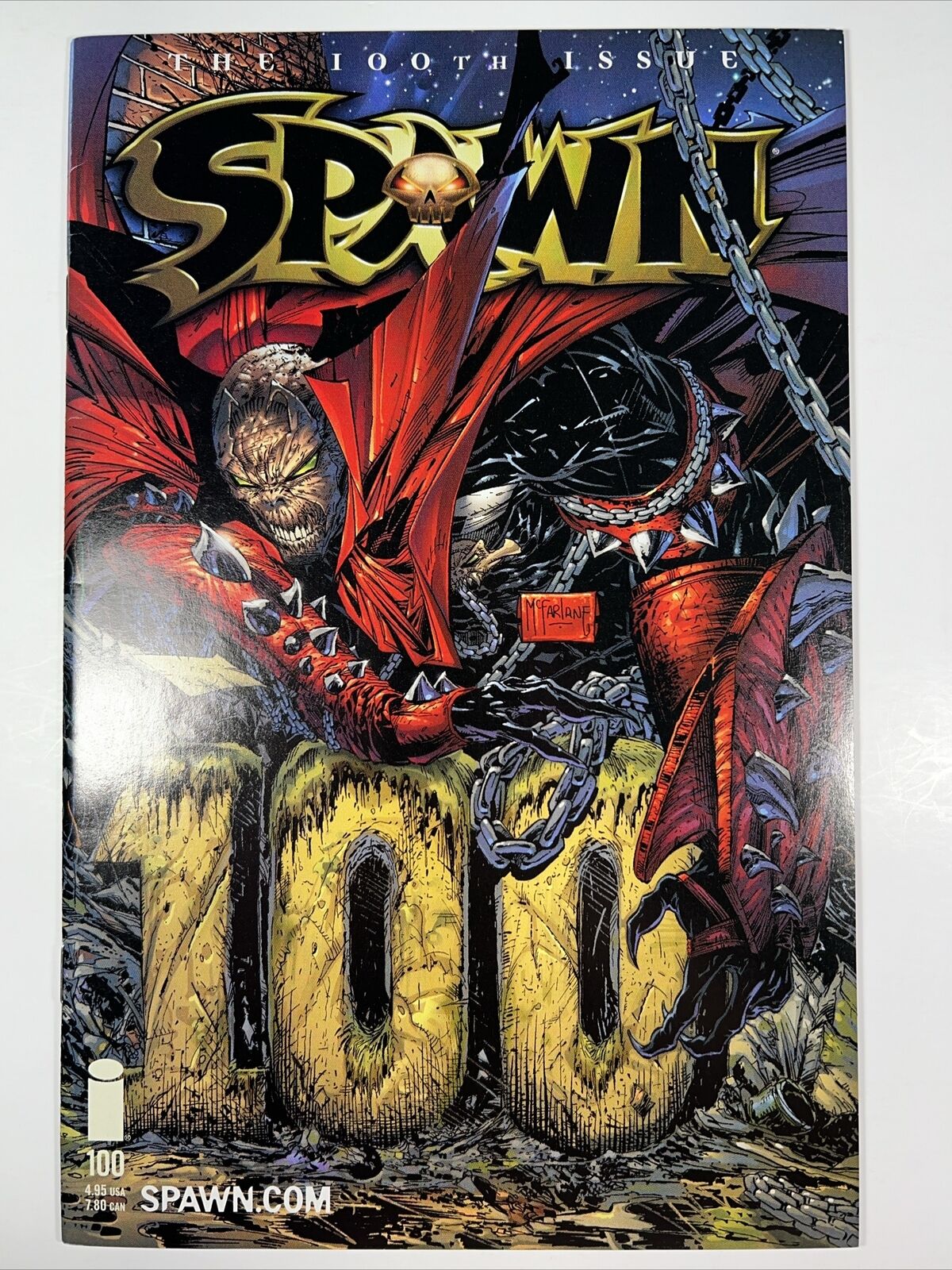 Spawn 100 Variant Todd McFarlane Cover Cover C Image Comics 2000