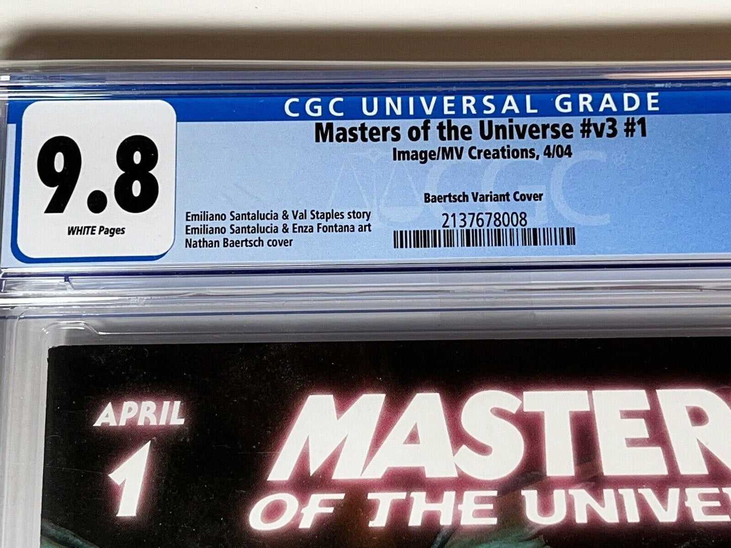 Masters of the Universe 1 CGC 9.8 Baertsch Variant MVCreations Image 2004 LE 500