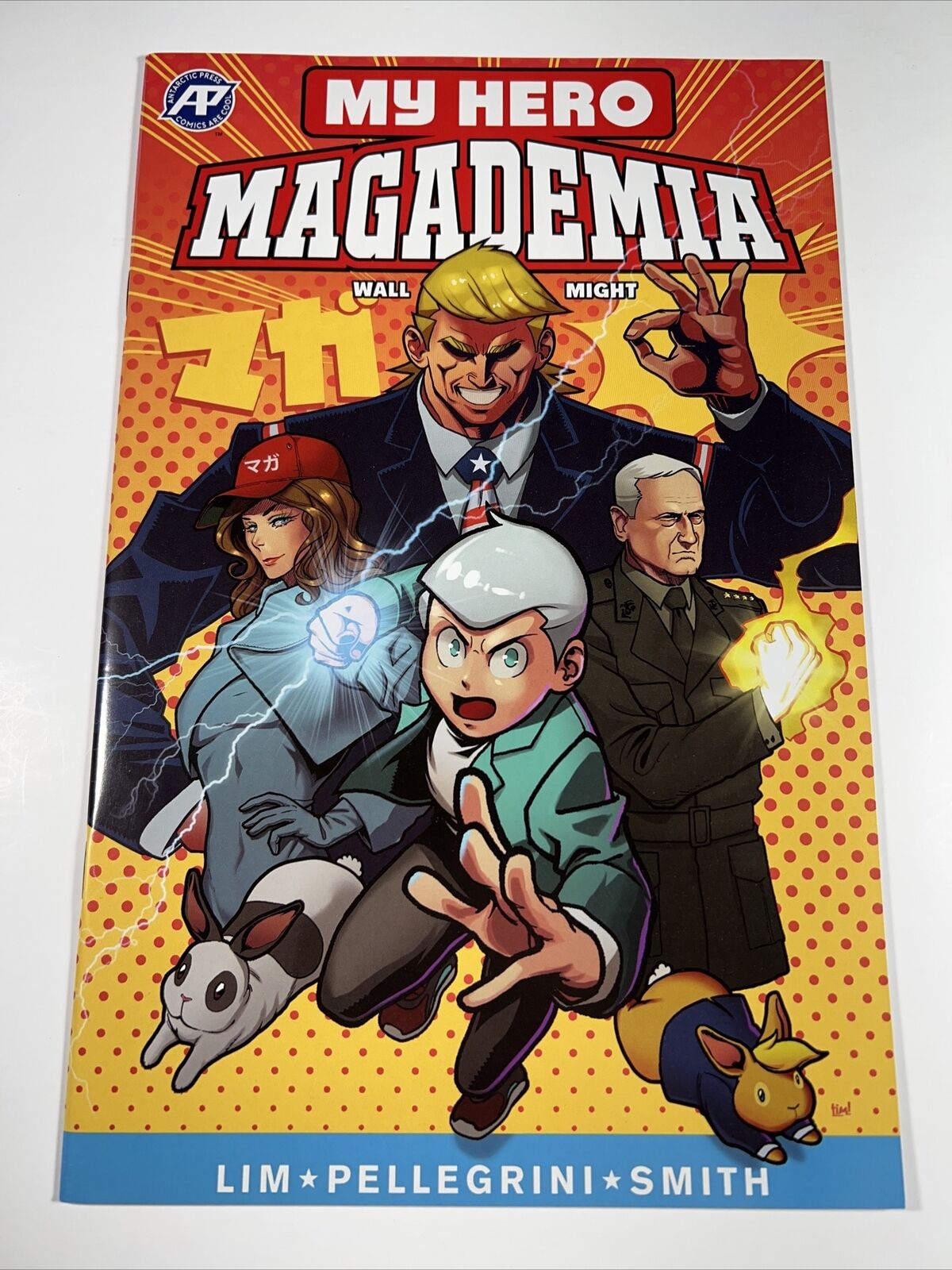 My Hero Magademia Donald Trump Comic Only 500 Printed! RARE Antartic Press 2018