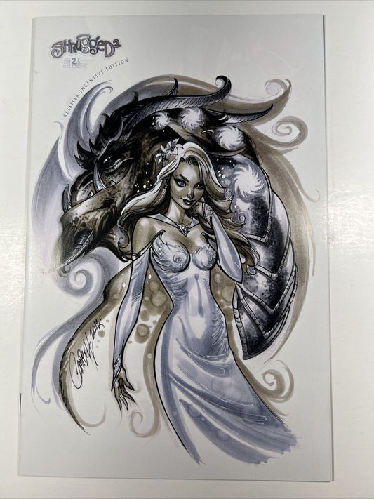 Shrugged #2 J. Scott Campbell Sketch 1:30 Variant Aspen 2013 RARE