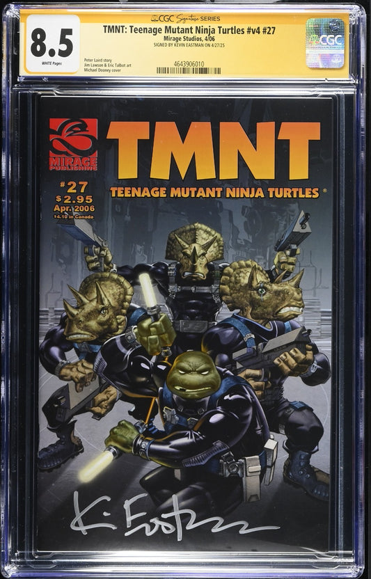 Teenage Mutant Ninja Turtles 27 CGC SS 8.5 Kevin Eastman Mirage 2006 RARE