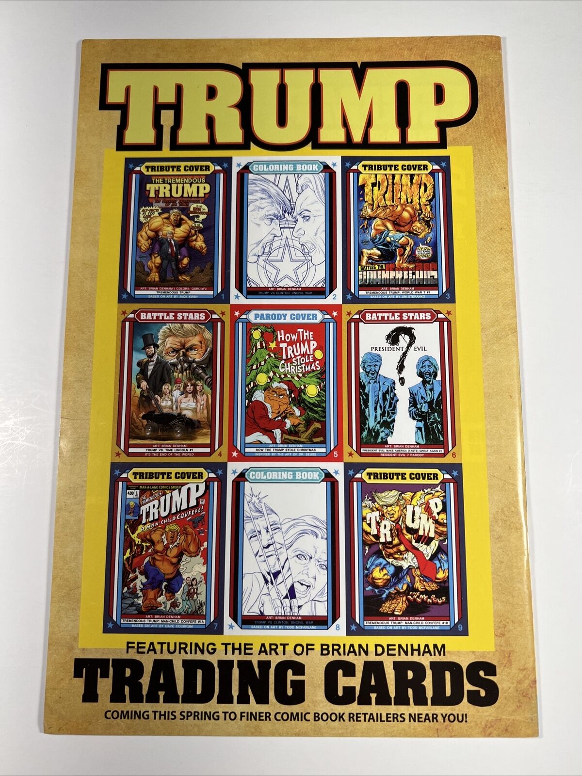 My Hero Magademia Donald Trump Comic Only 500 Printed! RARE Antartic Press 2018