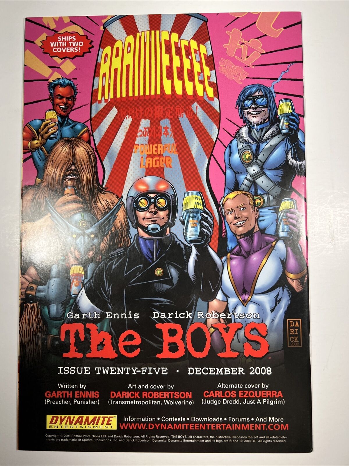 The Boys #24 - 1st Appearance G-Wiz - TV Show - Dynamite - Chaykin Variant