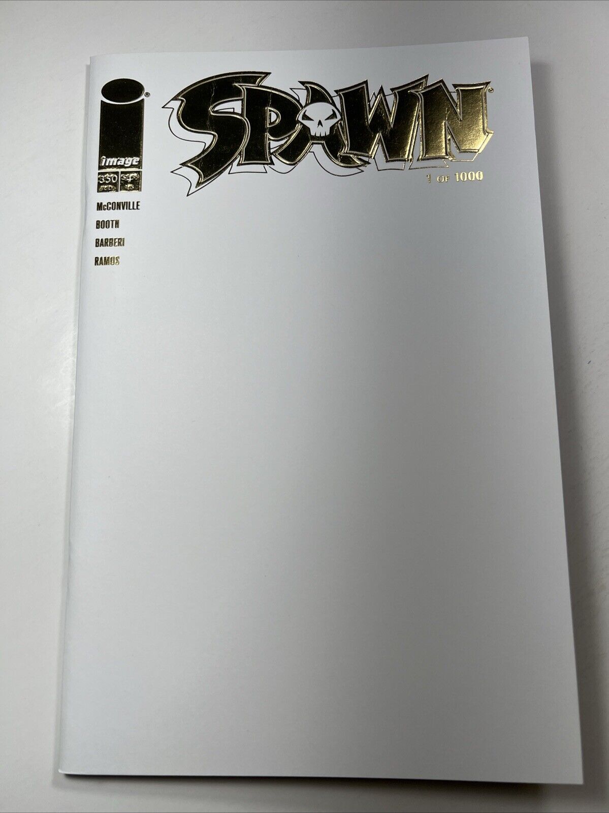 SPAWN 350 Gold Blank Variant SDCC 2024 EXCLUSIVE only 1000 Printed! Image Comics