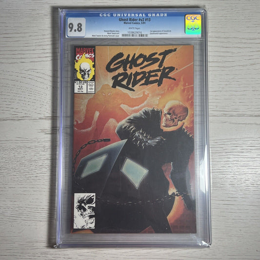 Ghost Rider #13 CGC 9.8 OG Case - 1st Appearance Snowblind - Volume 2 Marvel