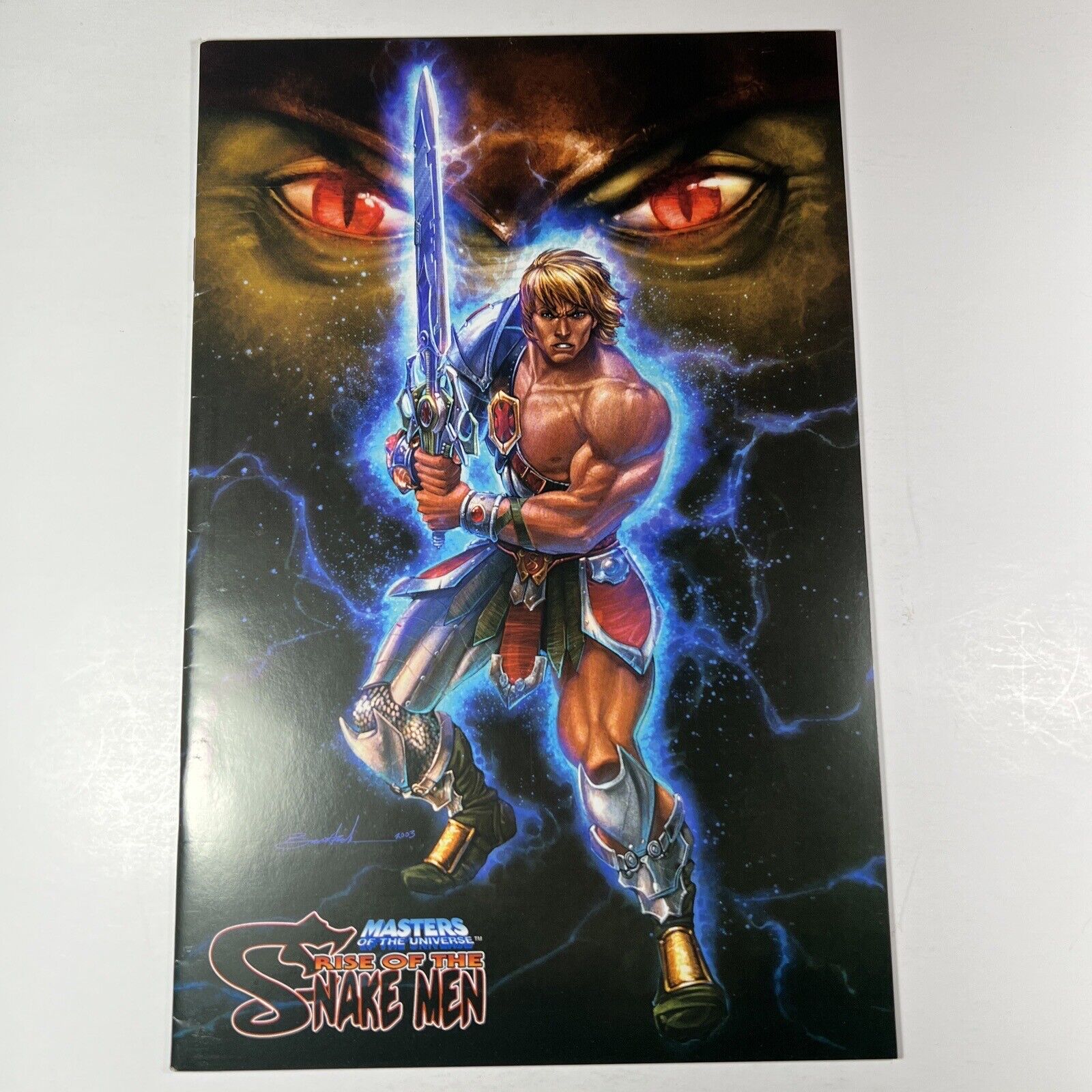 Masters of the Universe Rise of the Snake Men #1 Variant Only 500! 2003 Baerstch