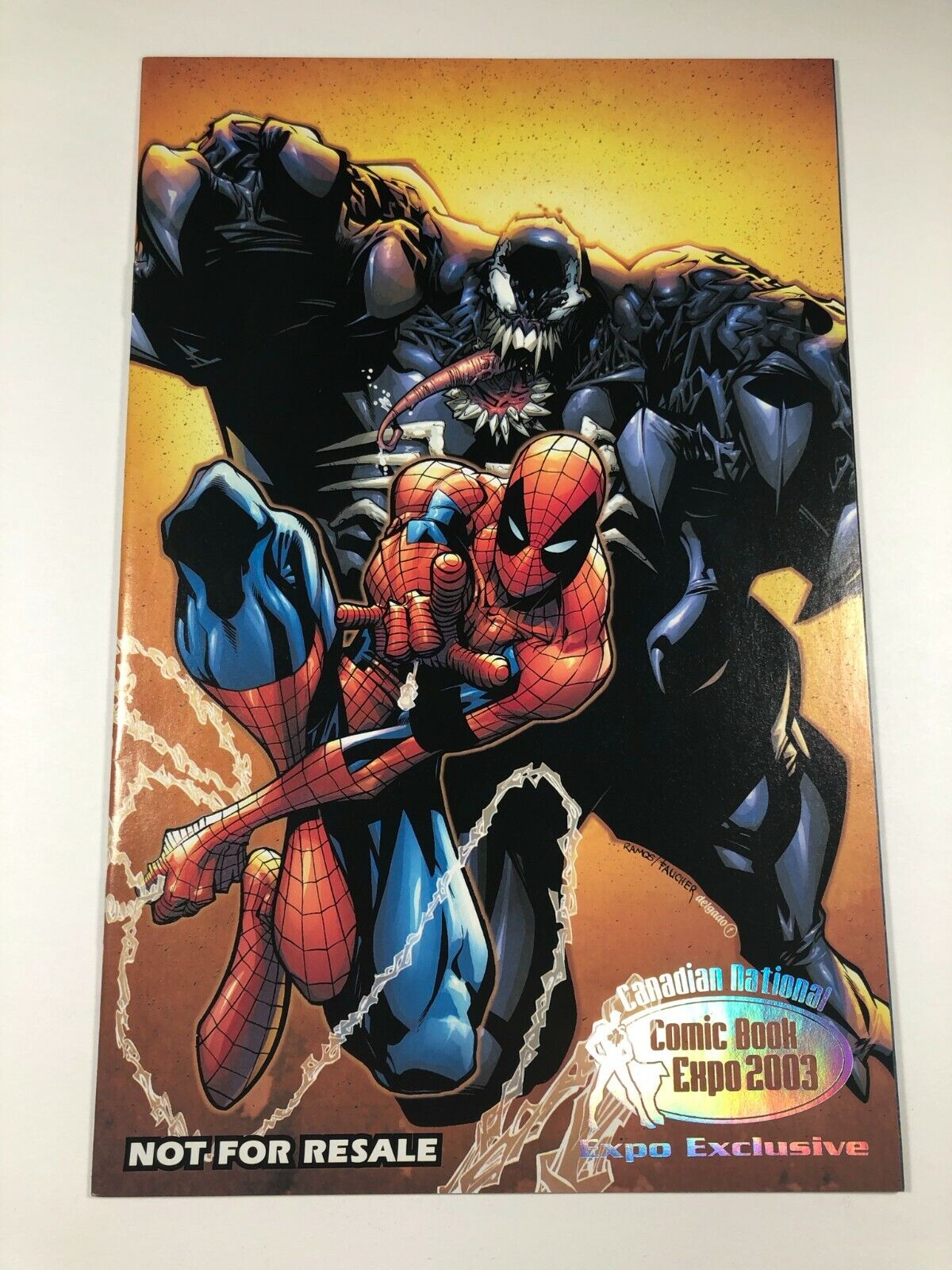 Spectacular Spiderman 1 Canadian Expo Variant - Ultra Rare with COA Marvel 2003