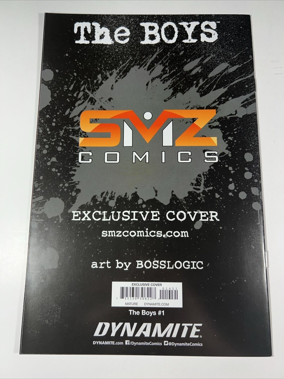 The Boys #1 Variant NM NYCC 2022 BossLogic Dynamite SMZ TradeDress HOMELANDER