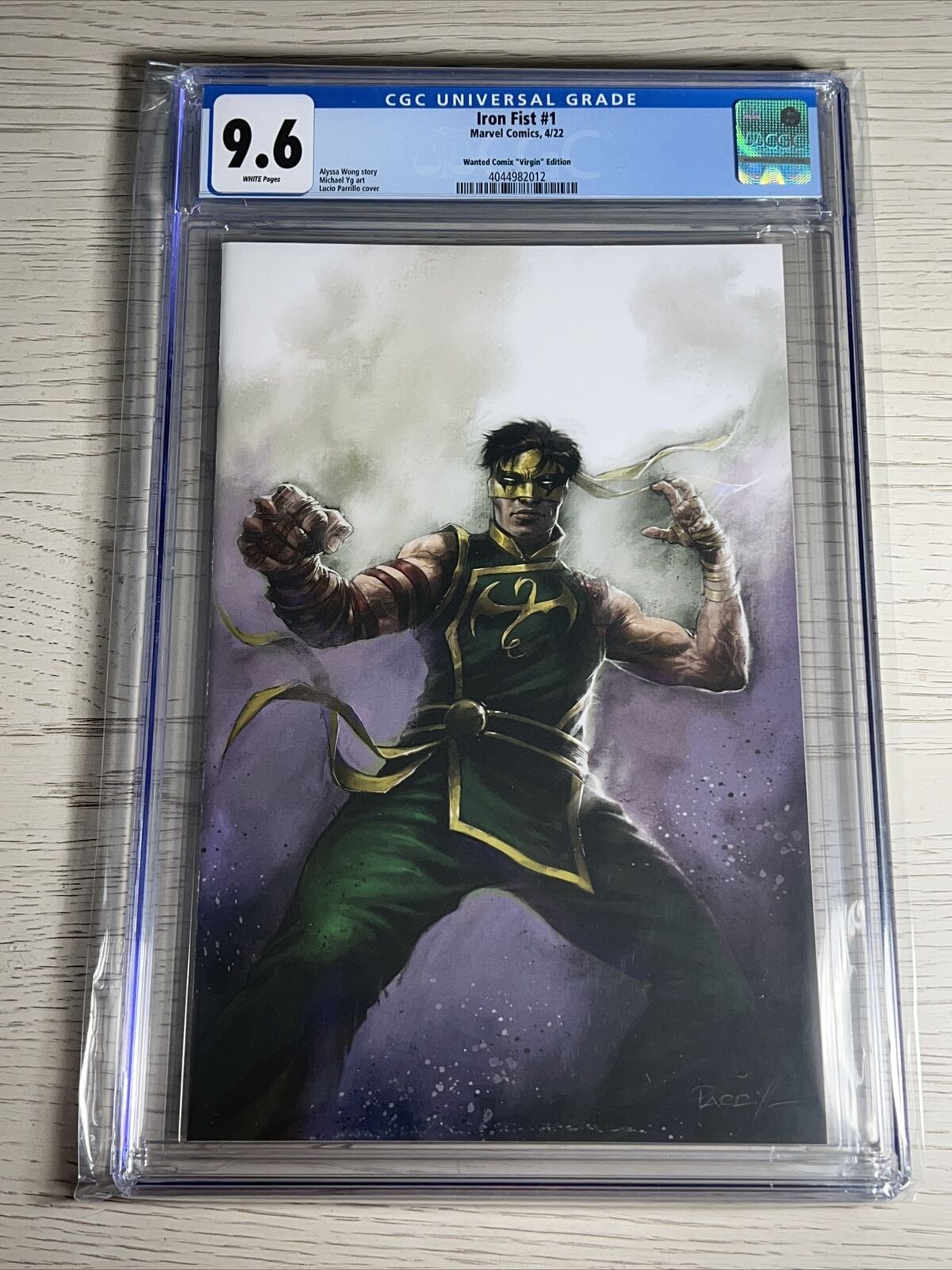 Iron Fist #1 Virgin Variant CGC 9.6 Wanted Comix 1st SwordMaster as Iron Fist