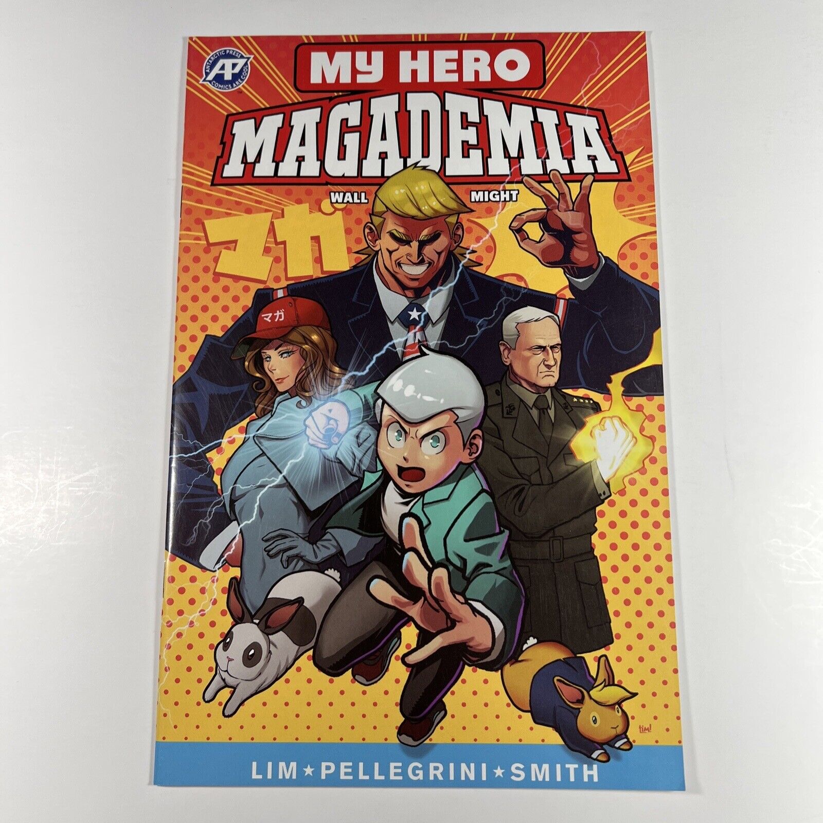 My Hero Magademia Donald Trump Comic Only 500 Printed! RARE Antartic Press 2018