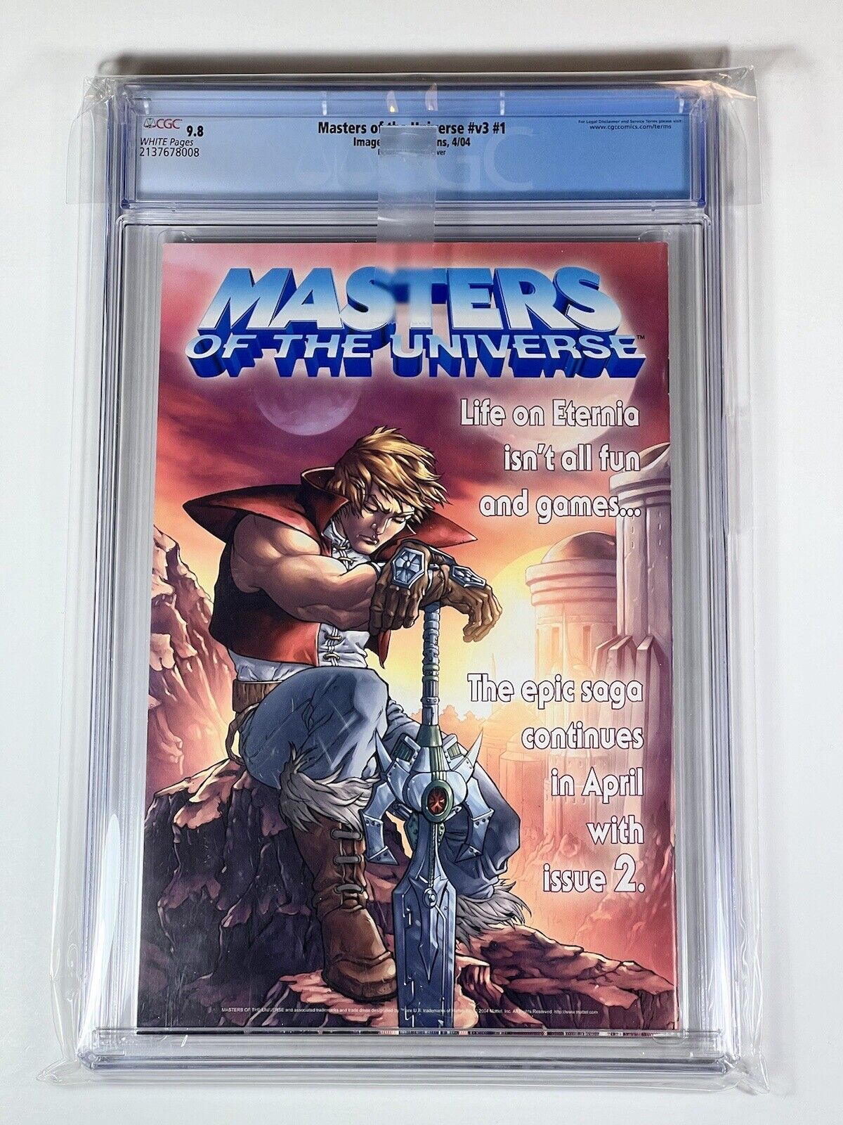 Masters of the Universe 1 CGC 9.8 Baertsch Variant MVCreations Image 2004 LE 500