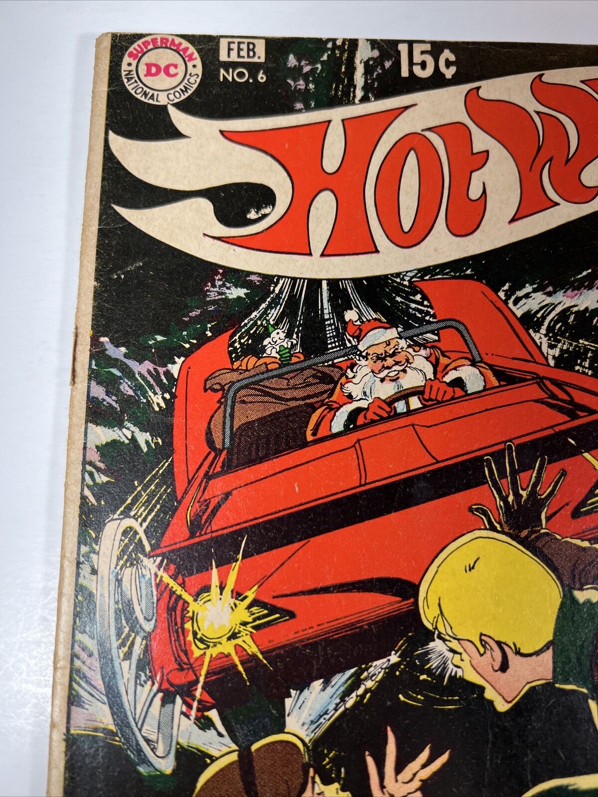 Hot Wheels 6 DC Comics 1971 BAD SANTA! HTF Comic - HTF Christmas Loose CF