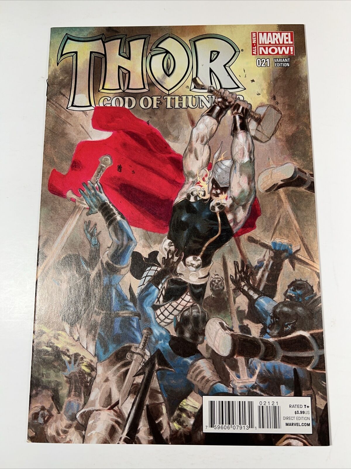 Thor God of Thunder 21 Variant Garney 1:50 RARE Marvel Comics 2014 - Avengers