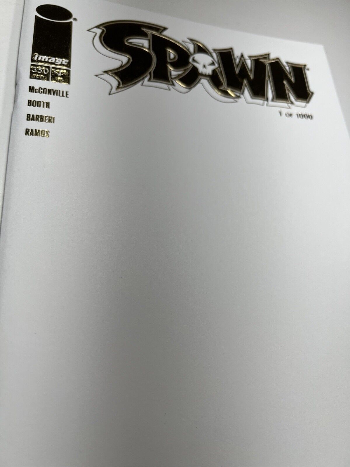 SPAWN 350 Gold Blank Variant SDCC 2024 EXCLUSIVE only 1000 Printed! Image Comics