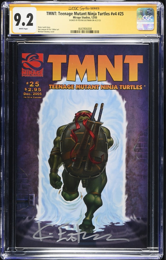 Teenage Mutant Ninja Turtles 25 CGC SS 9.2 Kevin Eastman MIRAGE 2005 RARE