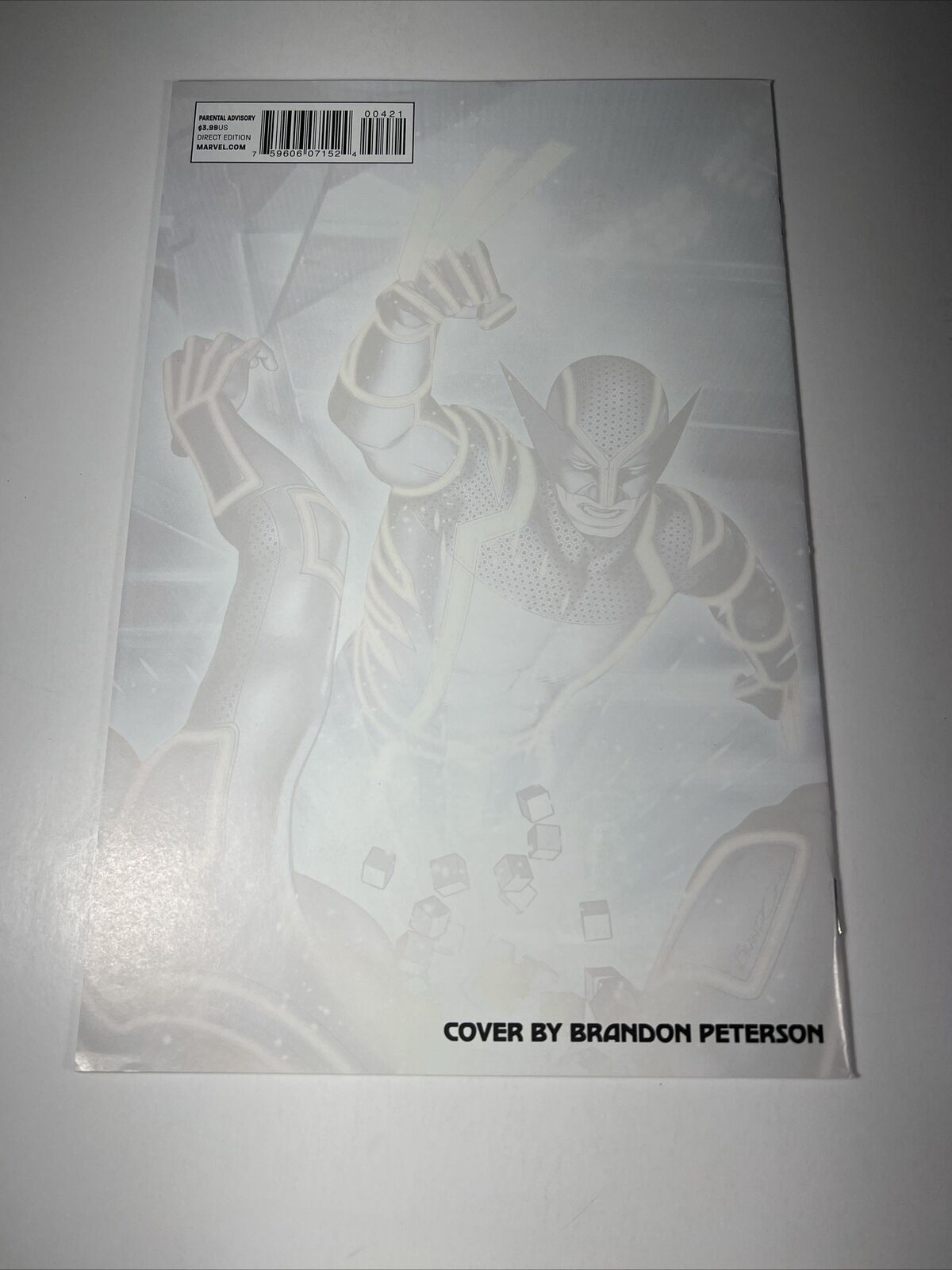 Wolverine 4 Tron Variant 2011 Marvel Comics 1:15 Peterson Cover - Deadpool