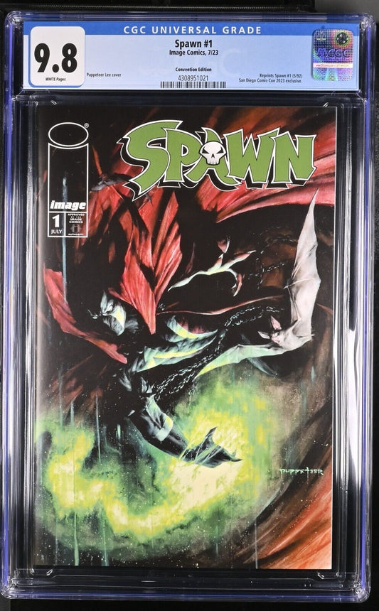 Spawn 1 CGC 9.8 Puppeteer Variant 2023 Image Comics Convention SDCC 2023