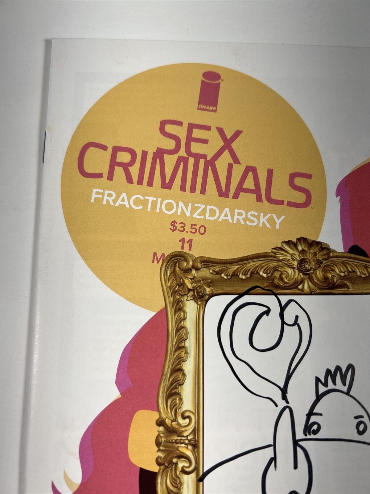 Sex Criminals 11 Orginal Art Sketch Signed Matt Fraction 2015 Image Comics