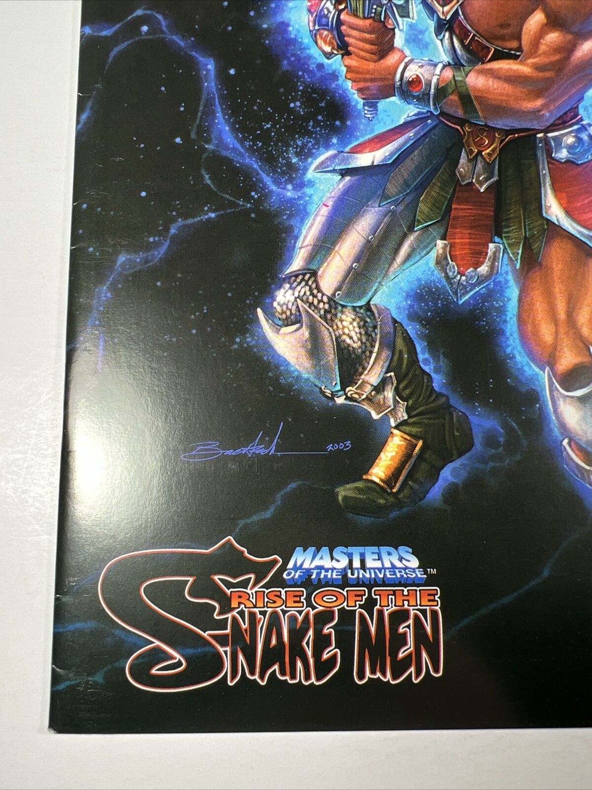 Masters of the Universe Rise of the Snake Men #1 Variant Only 500! 2003 Baerstch