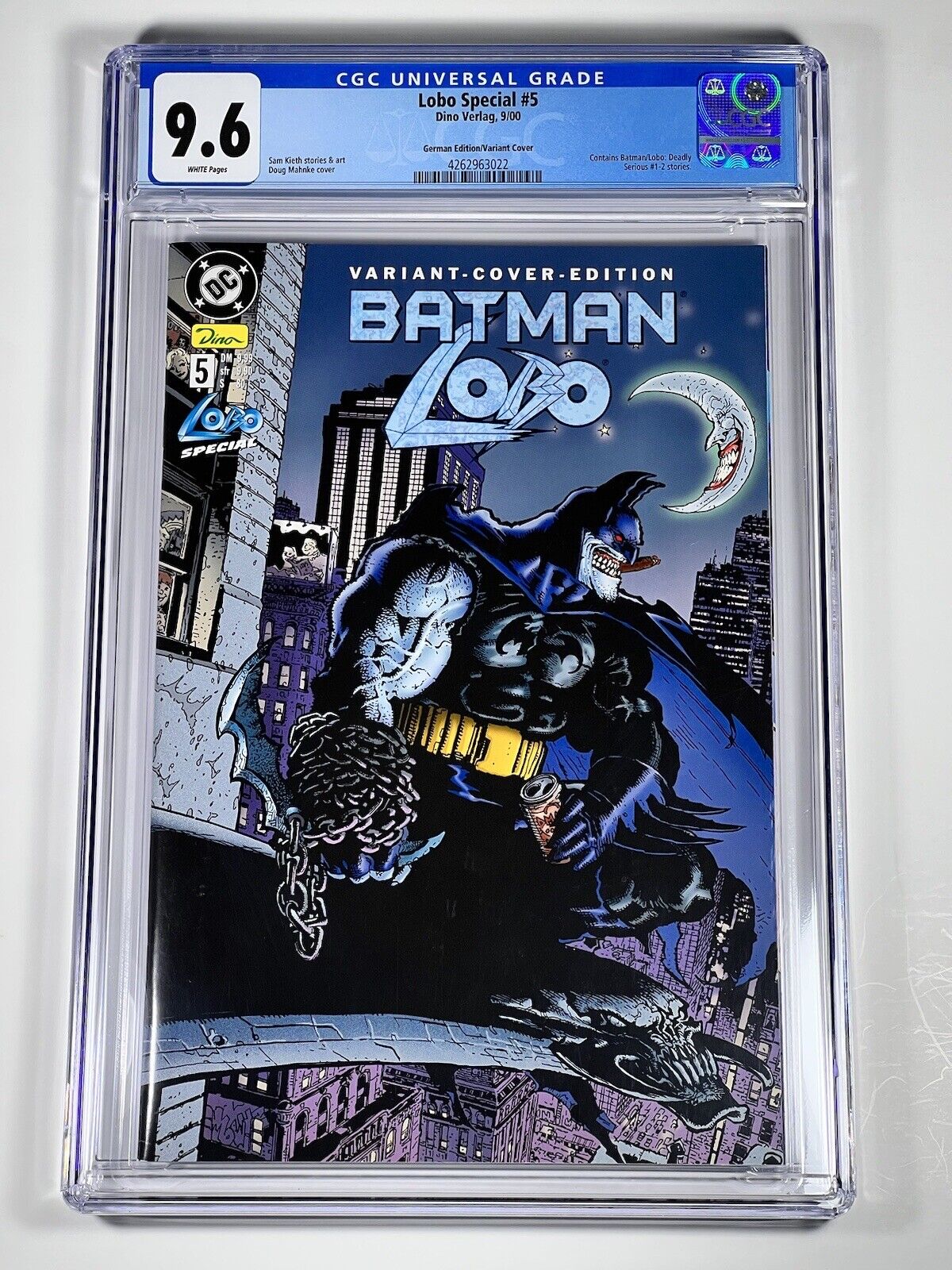 Lobo Special #5 CGC 9.6 Batman German Variant Dino Verlag 2000 Rare Doug Mahnke