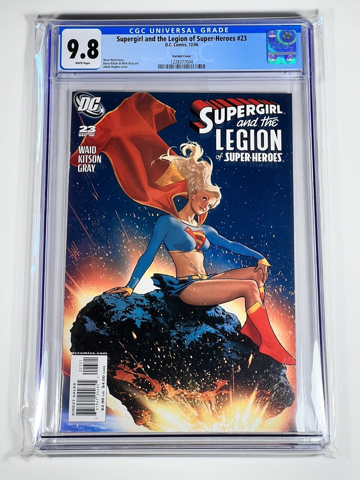 Supergirl and the Legion of Super-Heroes 23 Variant CGC 9.8 Adam Hughes DC 2006