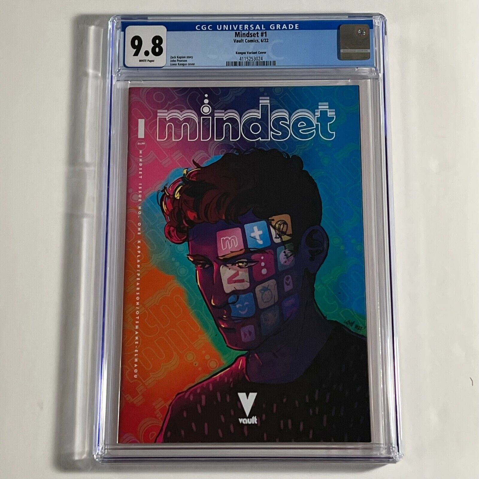 Mindset #1 CGC 9.8 SDCC Variant only 50 printed! 1 of 2 9.8s! Most were signed