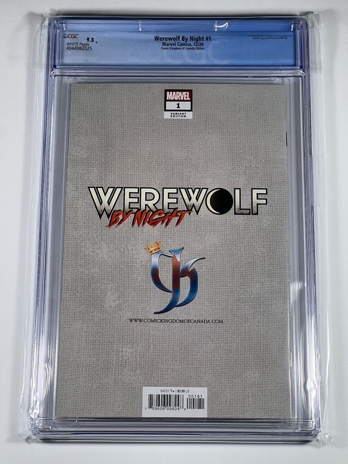 Werewolf By Night #1 Lucio Parrillo Variant CGC 9.8 1st Jake Gomez Marvel 2020