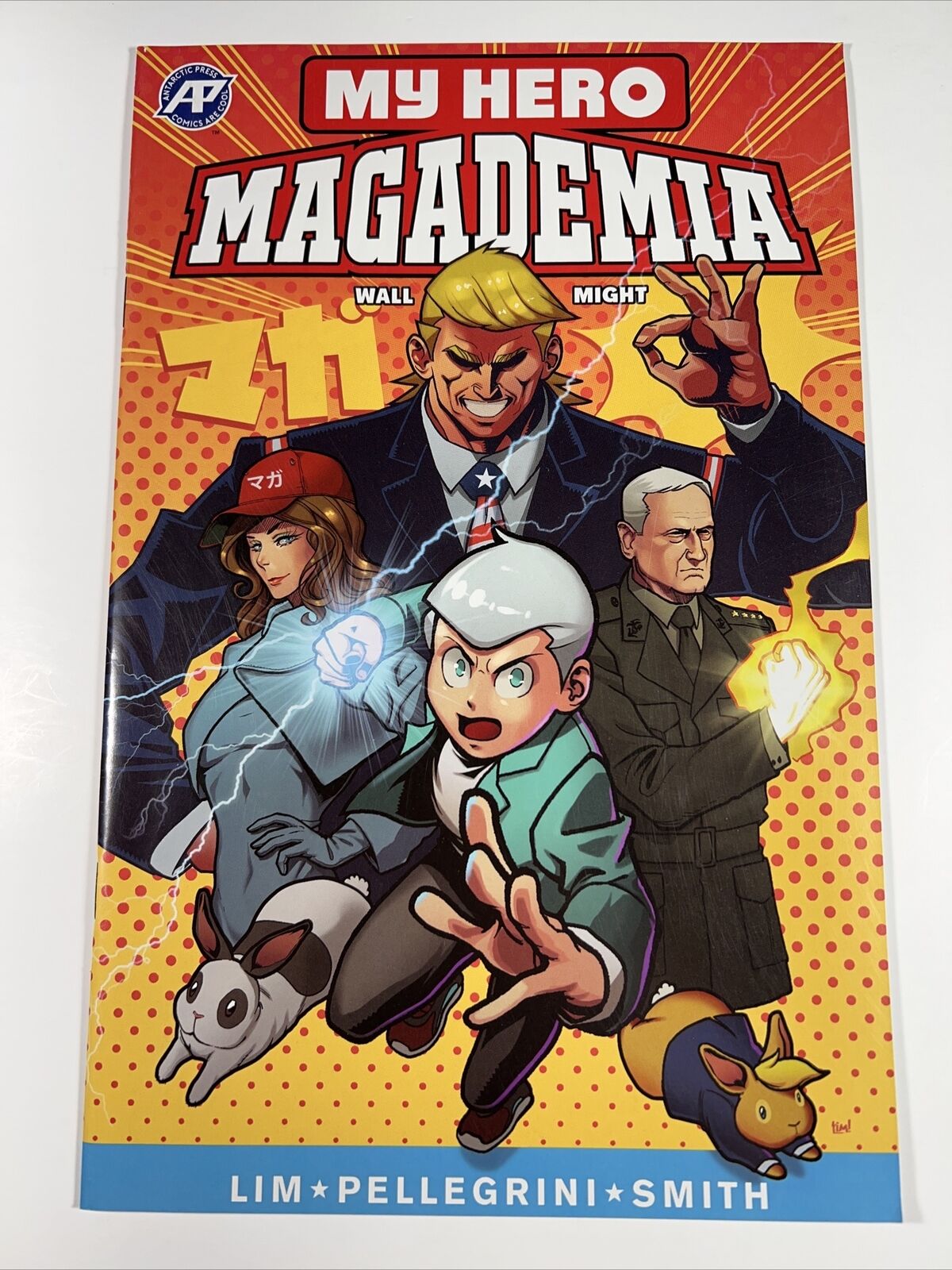 My Hero Magademia Donald Trump Comic Only 500 Printed! RARE Antartic Press 2018