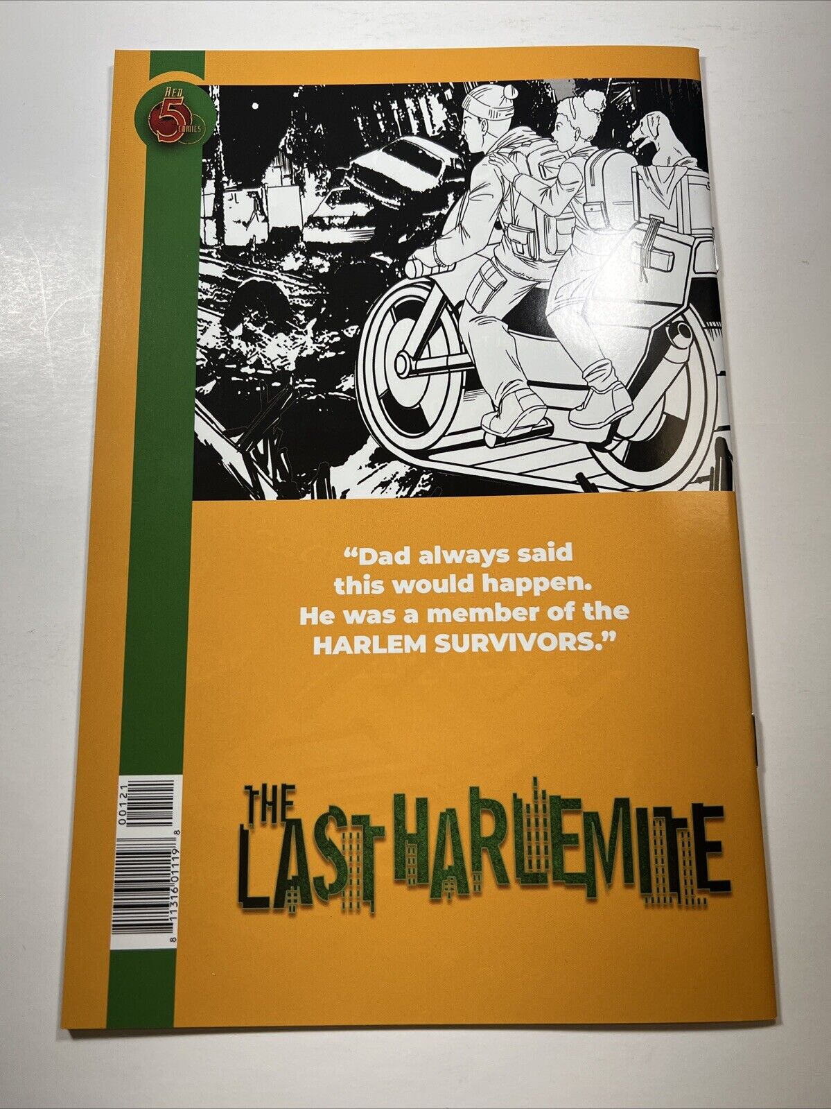 Last Harlemite 1 SDCC 2024 EXCLUSIVE AKIRA HOMAGE PRE-RELEASE Rare! Red 5 Comics